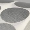AZ TECH 30mm logistická samolepicí kolečka stříbrná - detail