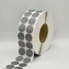 AZ TECH 30mm logistická samolepicí kolečka stříbrná - 4000 ks