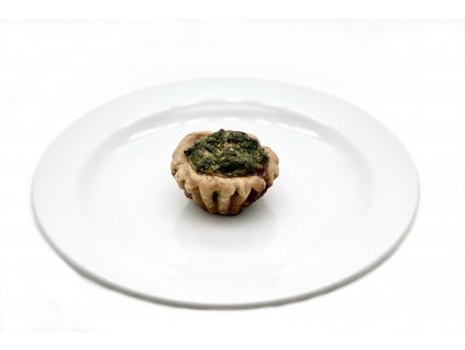 Mini košíček - Quiche Špenát