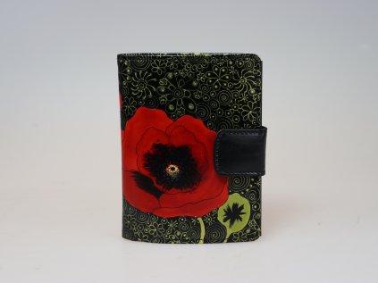 73070.201.102 60 Red Poppy in front of Black Tapestry