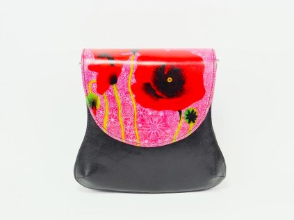 73067.00.320 60 Red Poppy in front of Red Tapestry