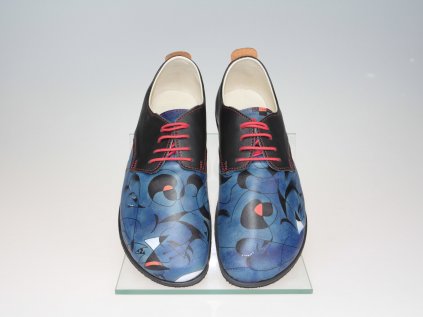 Memory of J.Miro - Figures at Night Guided by the Phosphorescent Tracks of Snails