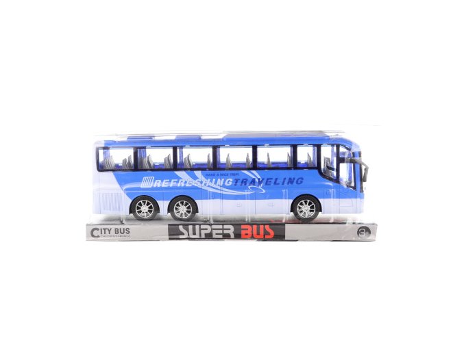 Autobus na setrvačník modrý