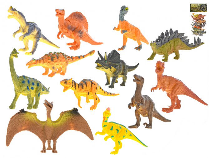 Dinosauři 12-14 cm 12 ks v sáčku