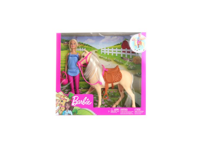 Barbie Panenka s koněm