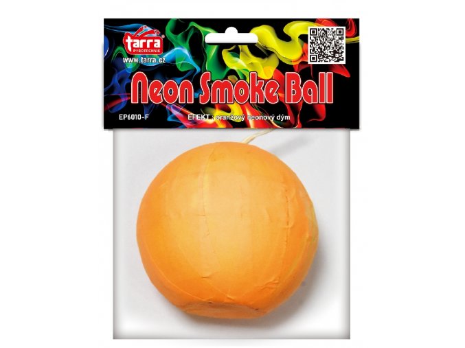 Dýmovnice oranžová 1ks Neon Smoke Ball