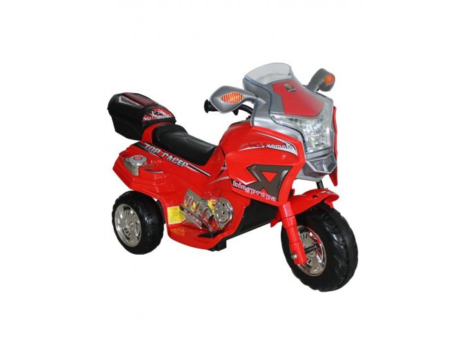 Dětská elektrická motorka Racer červená