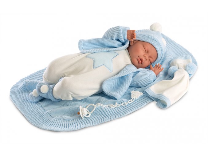 4-dílný obleček pro panenku miminko New Born velikosti 40-42 cm