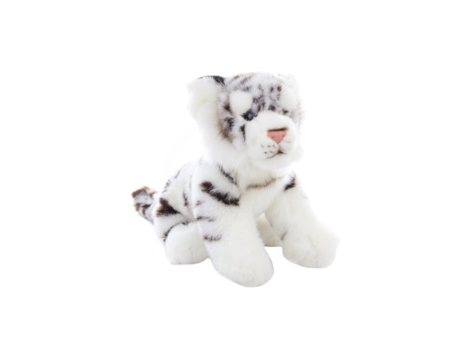 Plyš Tygr bílý 25 cm