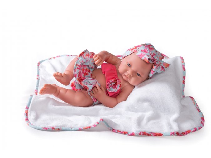 Nica - realistická panenka miminko s celovinylovým tělem - 42 cm