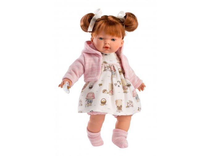 Lea - realistická panenka se zvuky a měkkým látkovým tělem - 33 cm