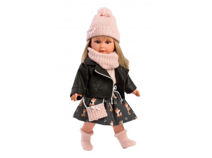 Carla - realistická panenka s měkkým látkovým tělem - 40 cm