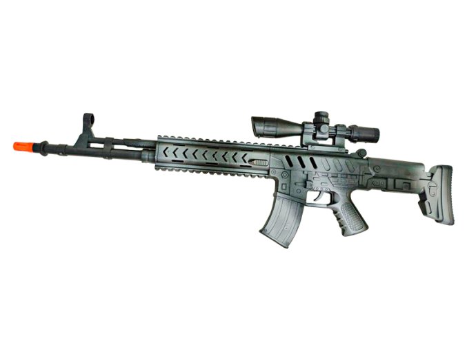 Samopal 68 cm na setrvačník na kartě