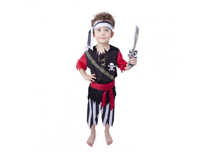 Dětský kostým pirát s šátkem (S)