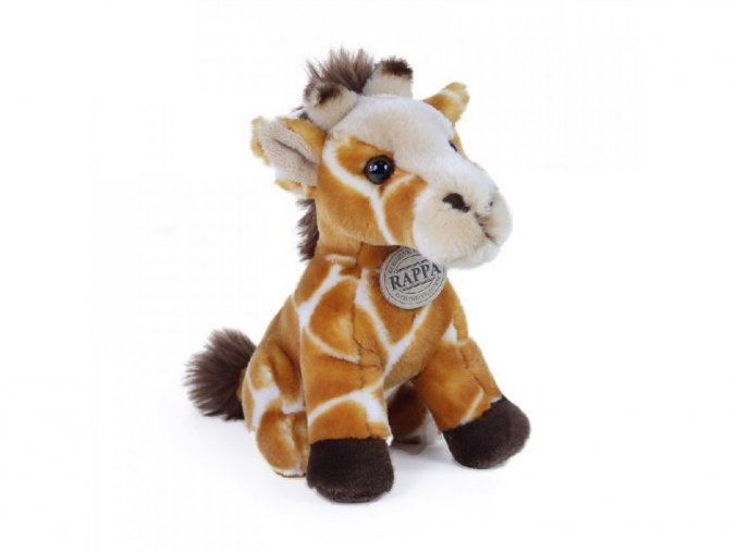 Plyšová žirafa sedící 18 cm