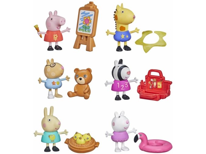 PRASÁTKO PEPPA figurky peppini kamarádi