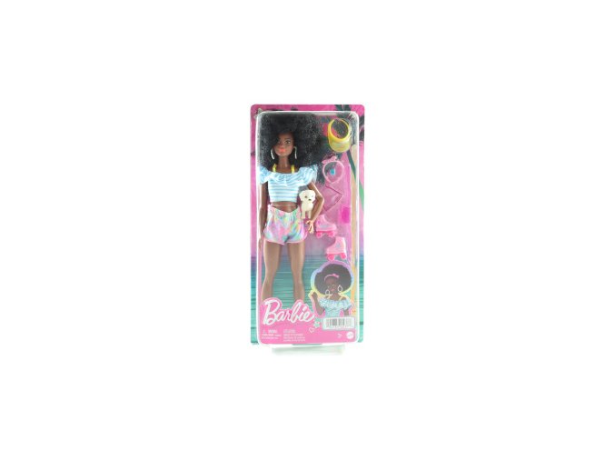 Barbie Deluxe Módní panenka-Trendy bruslařka