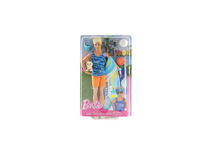Barbie Ken surfista s doplňky