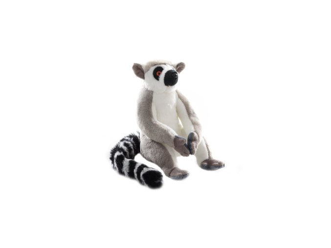 Plyš Lemur se suchým zipem 21 cm
