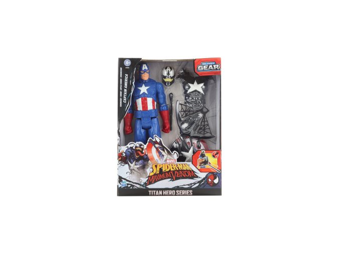 AVENGERS Figurka Captain America s power fx příslušenstvím