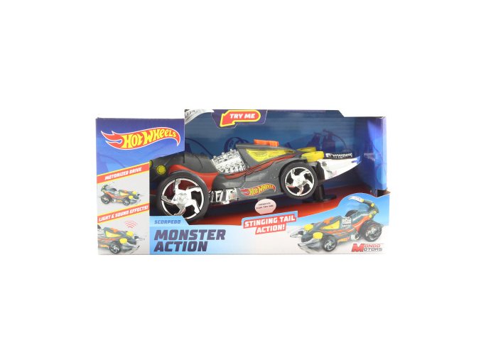 HOT WHEELS Monsters Action Scorpedo-auto na baterie