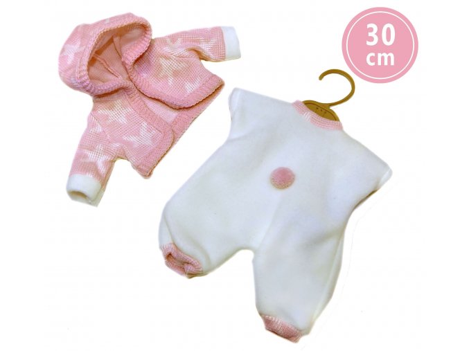 2-dílný obleček pro panenku miminko velikosti 30 cm