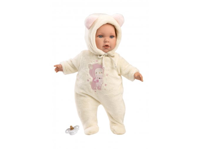 Baby Julia - realistická panenka miminko s měkkým látkovým tělem - 42 cm