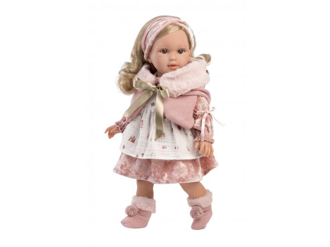 Lucia - realistická panenka s měkkým látkovým tělem - 40 cm