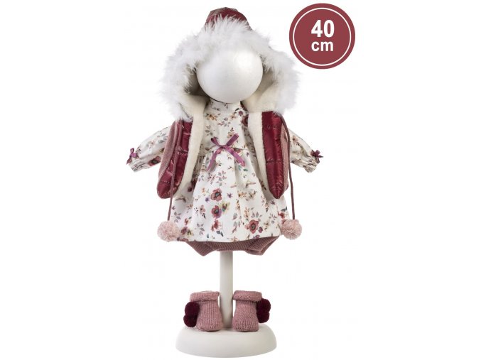 4-dílný obleček pro panenku velikosti 40 cm