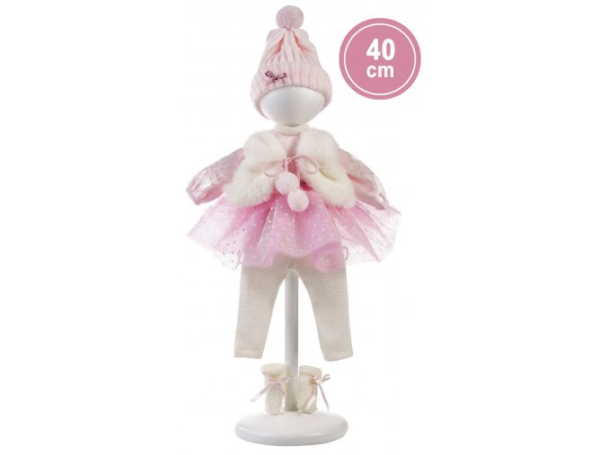 5-dílný obleček pro panenku velikosti 40 cm