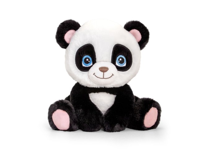 Keeleco Panda - eko plyšová hračka 16 cm