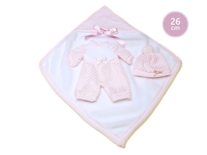 2-dílný obleček pro panenku miminko New born velikosti 26 cm