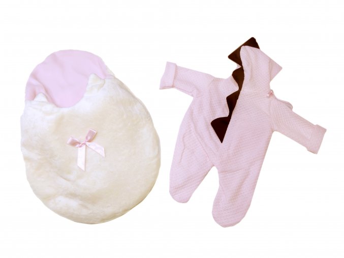 1-dílný obleček pro panenku miminko velikosti 43-44 cm