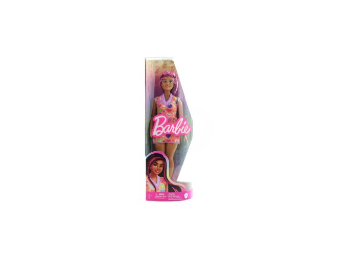Barbie Modelka - šaty se sladkými srdíčky