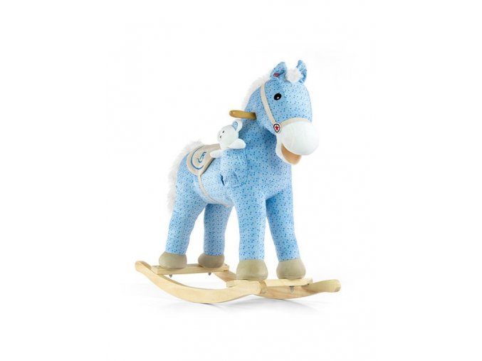 Houpací koník s melodií Pony modrý