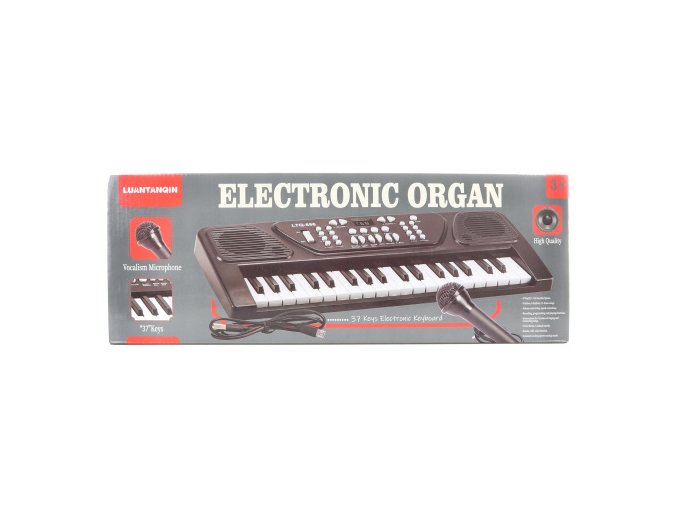 Piano 37 kláves baterie s mikrofonem USB