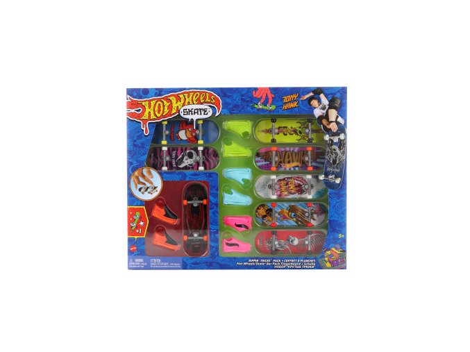 HOT WHEELS 8 ks fingerboard a boty