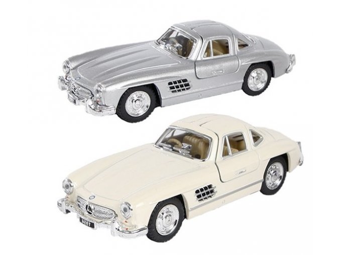 Auto Mercedes-Benz 300SL 1954 12,5 cm 1:36 kov zpětný chod