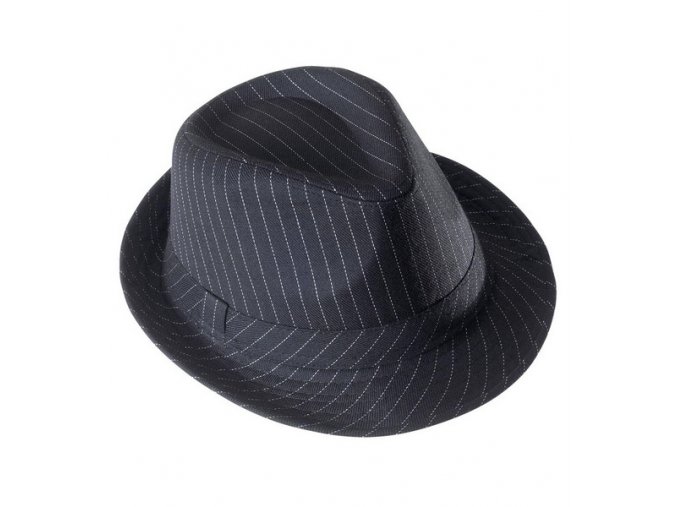 Mafiánský klobouk fedora - látkový
