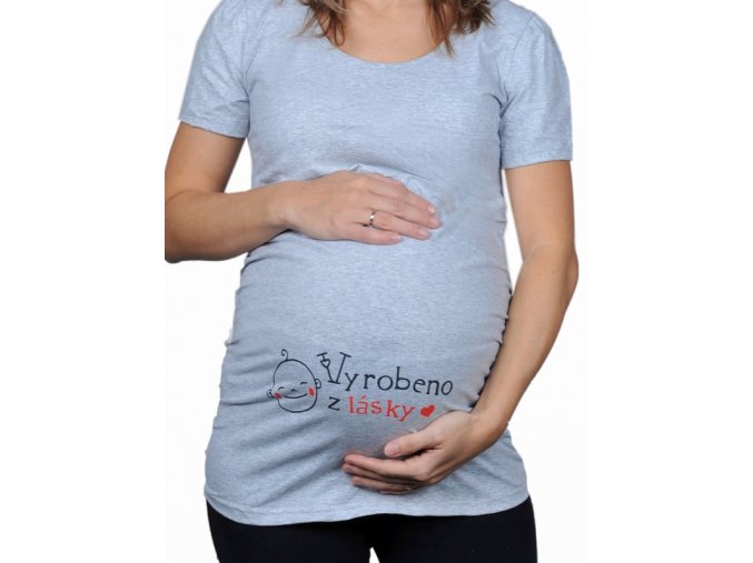 Těhotenské tričko - Vyrobeno z lásky