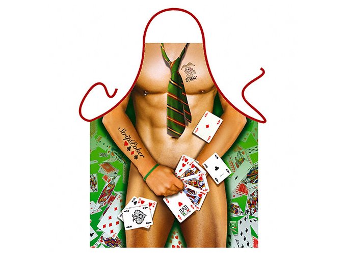 Zástěra - Poker muž