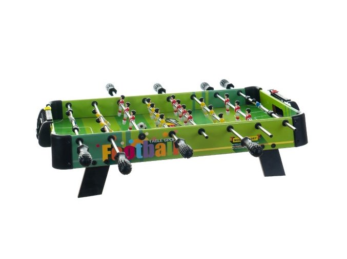Kopaná/Fotbal společenská hra 71x36 cm dřevo kovová táhla s počítadlem v krabici
