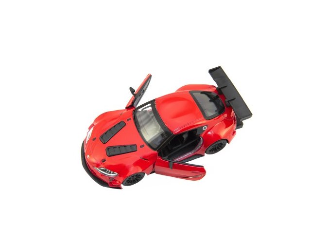 Auto Kinsmart Toyota GR Supra Racing Concept kov/plast 12,5 cm na zpětné natažení