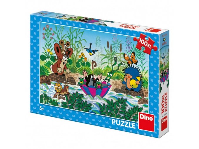 Puzzle KRTEK Krtečkova plavba 47x33 cm 100 dílků XL