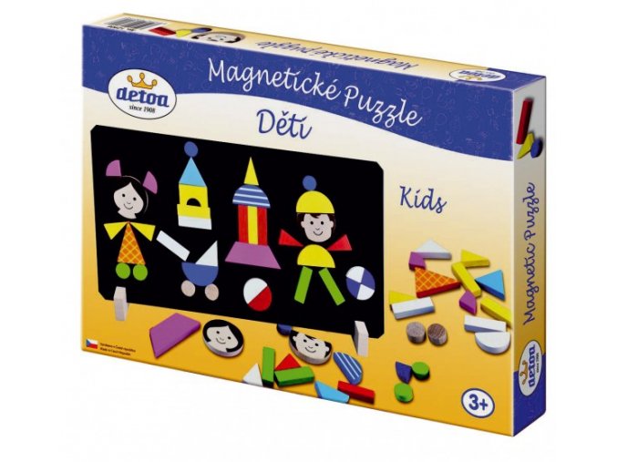 Magnetické puzzle děti v krabici