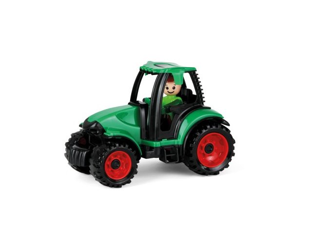 Auto Truckies traktor plast 17 cm s figurkou v krabici