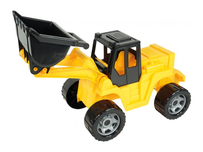 Nakladač žlutočerný Giga Trucks plast 62 cm v krabici