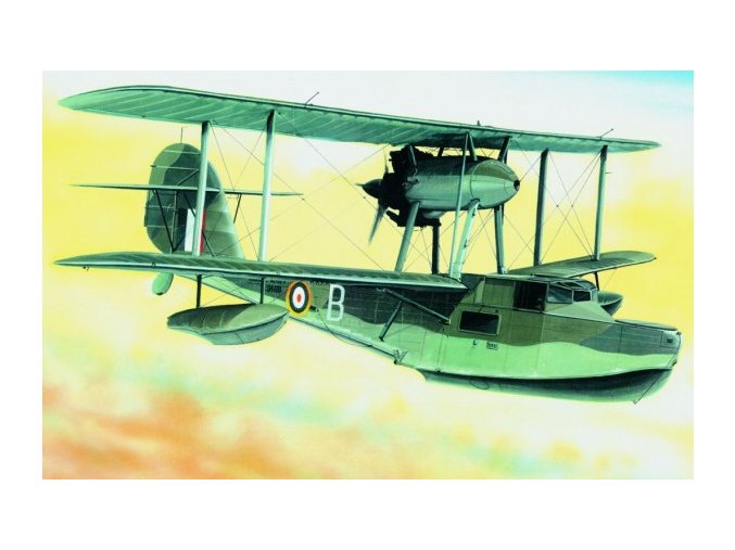 Model Supermarine Walrus 1:48 23,6x29 cm v krabici