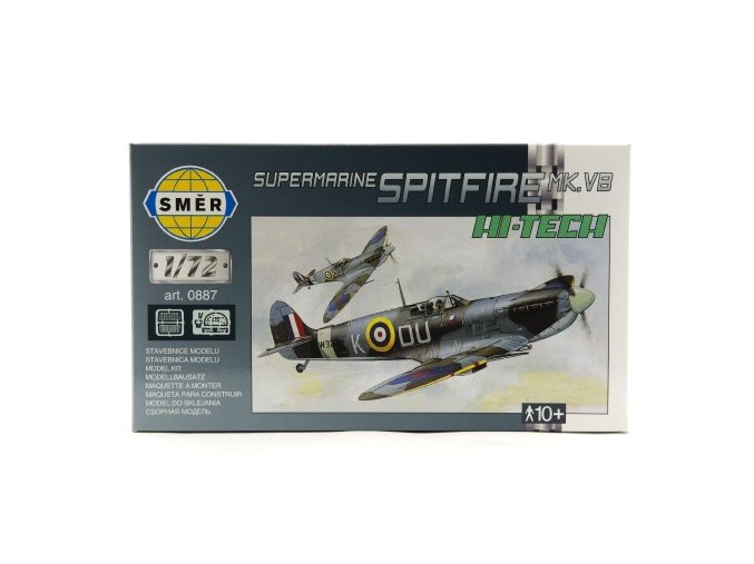 Model Supermarine Spitfire MK.VB HI TECH 1:72 12,8x13,6 cm v krabici