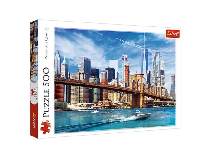 Puzzle Výhled na New York 500 dílků 58x34 cm
